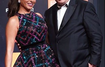 صورة أشرف زكى وروجينا في اليوم الثاني لمهرجان الجونة السينمائي 2020