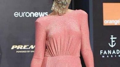 صورة فستان أروى جودة في افتتاح مهرجان الجونة السينمائي 2020