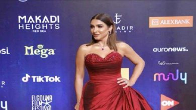 صورة فستان روجينا في اليوم الثاني لمهرجان الجونة السينمائي 2020