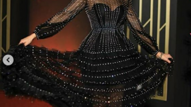 صورة فستان ريا في اليوم الثاني لمهرجان الجونة السينمائي 2020